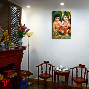 Tranh phật giáo treo phòng thờ